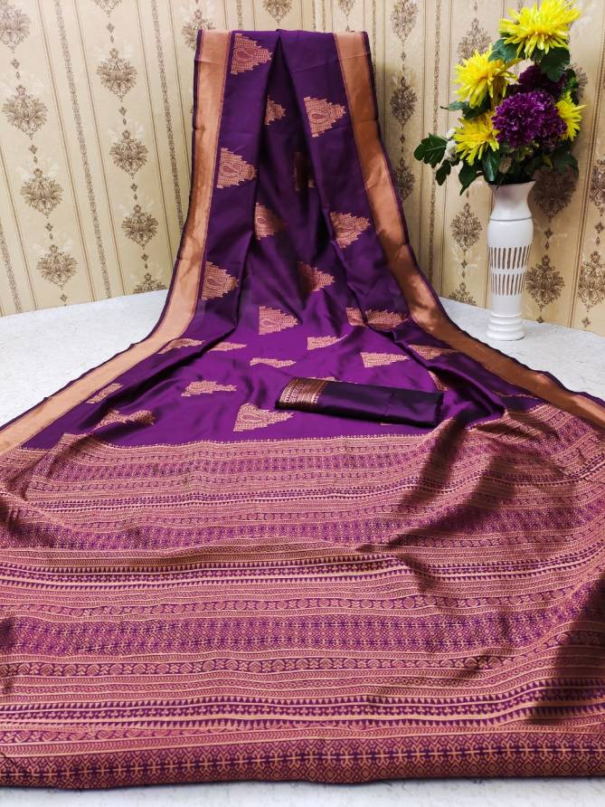 Jacquard 106 Casual Wear Wholesale Banarasi Silk Sarees Catalog